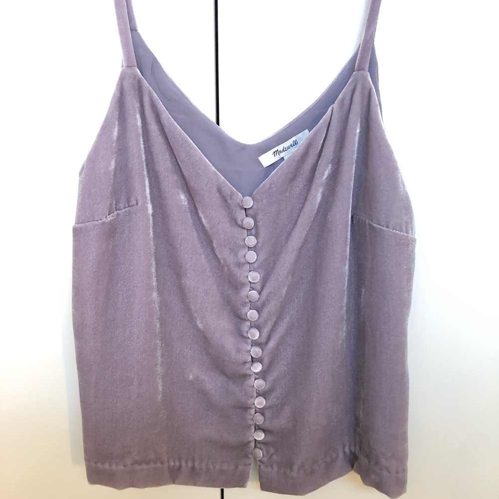 Madewell velvet cami